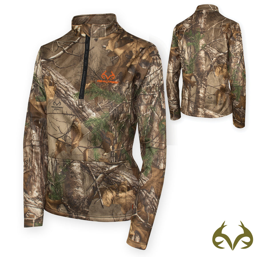 Realtree Womens 1/2 Zip Pullover
