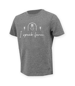 "I Speak Farm" Barn Manhattan Women's T-shirt