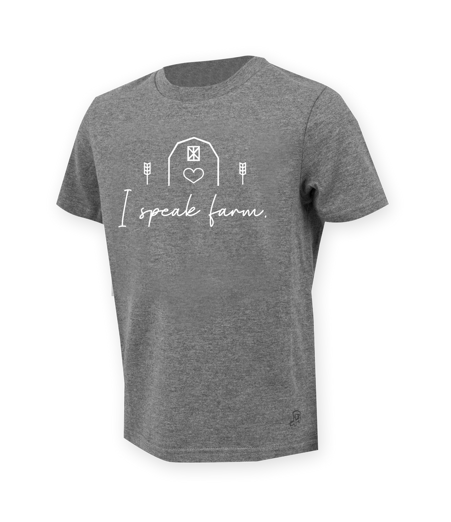 "I Speak Farm" Barn Manhattan Women's T-shirt