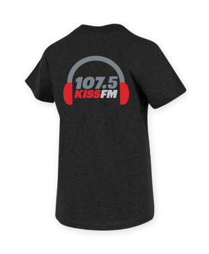 107.5 KISS FM Manhattan Women's T-shirt Black