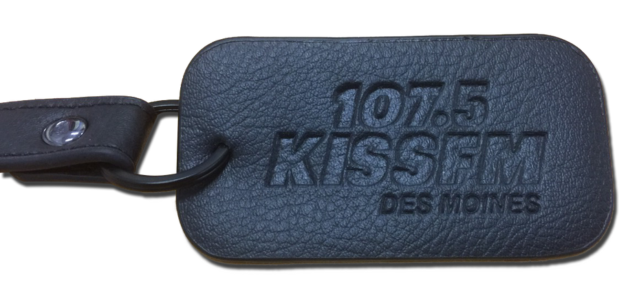 107.5 KISS FM Belmont Tote Tag