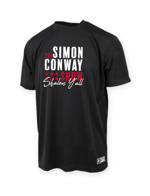Simon Conway "Shalom Y'all" Niko Mens T-shirt Black